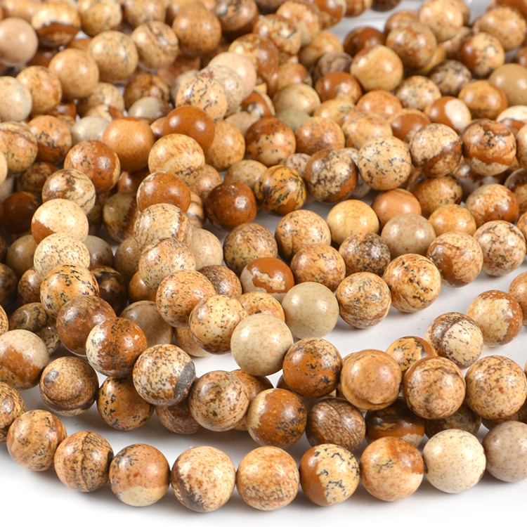 picture stone beads