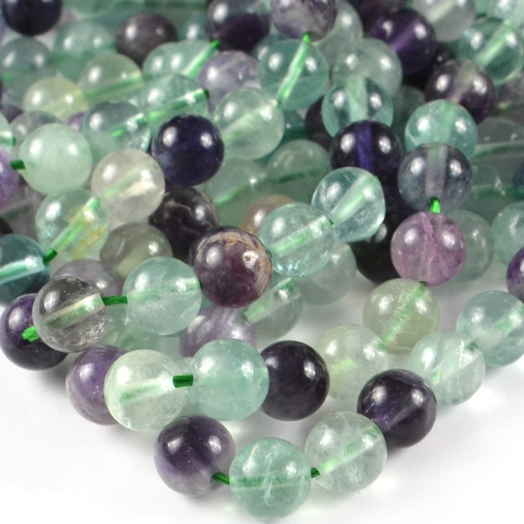 natural fluorite beads