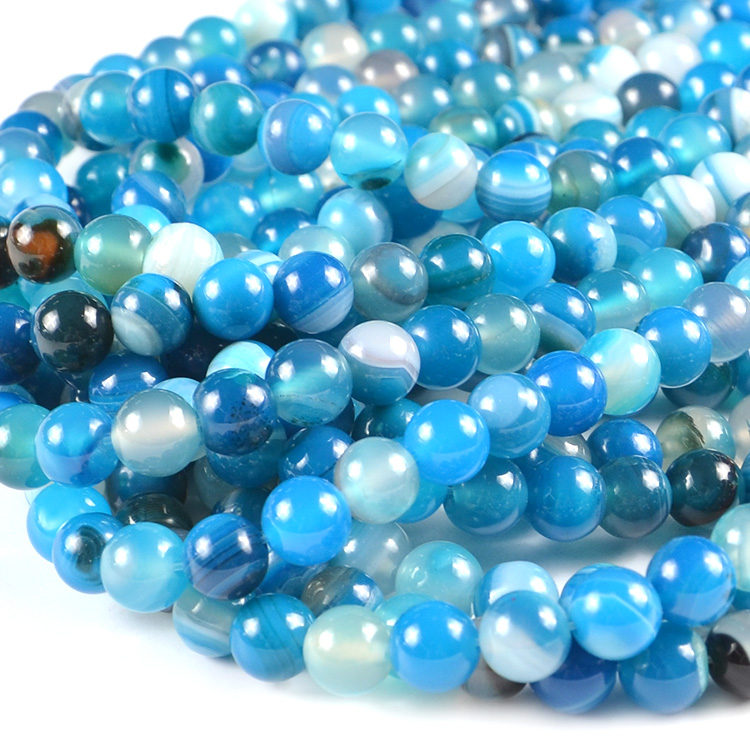 2 Strands/lot 10mm Electroplated AB Turquoise Blue Agate Faceted Stone Beads