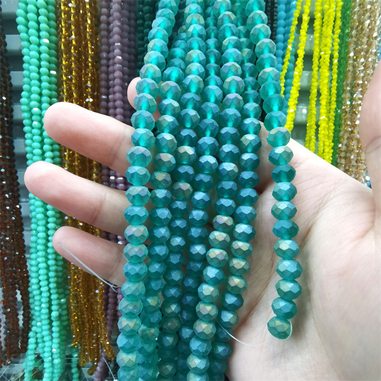 Wholesale 4-20mm loose glass beads for jewelry making