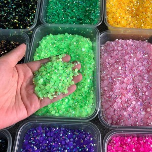 Jelly resin rhinestones