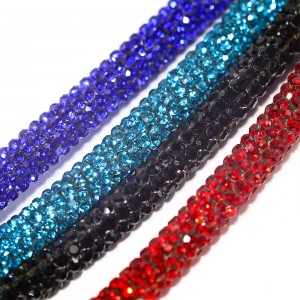 Rhinestone rope trim for shoelace clothing decoration