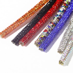 Rhinestone rope trim for shoelace clothing decoration