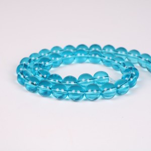 Colorful Round Glass Beads for Jewelry Making