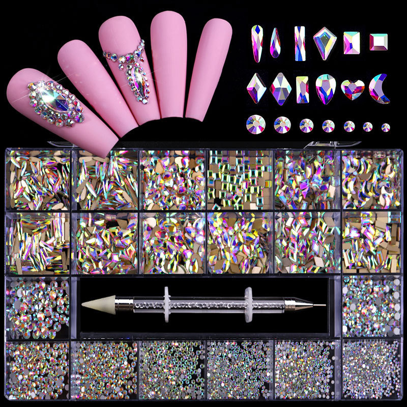 nail art rhinestones kit
