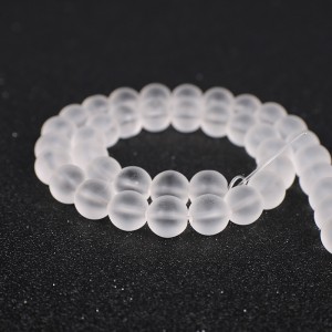 Colorful Round Glass Beads for Jewelry Making