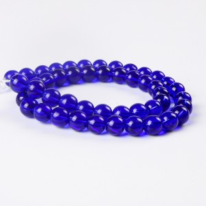 Colorful Round Glass Beads for Jewelry Making