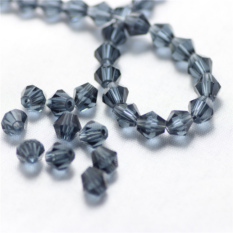 glass bicone beads