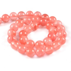 JC Wholesale Good Quality Round Synthetic Watermelon Quartz Beads for 6mm Jewelry Making