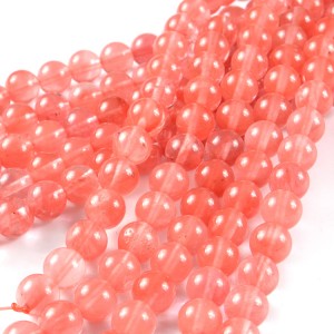JC Wholesale Good Quality Round Synthetic Watermelon Quartz Beads for 6mm Jewelry Making