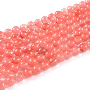 JC Wholesale Good Quality Round Synthetic Watermelon Quartz Beads for 6mm Jewelry Making