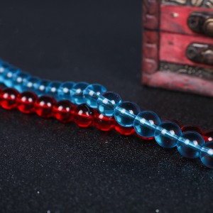 Colorful Round Glass Beads for Jewelry Making